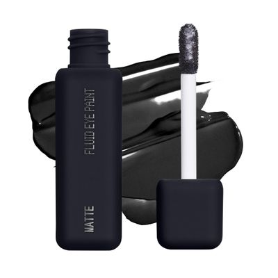 about-face Matte Fluid Eye Paint Art of Darkness  High-Pigment Liquid Eyeshadow, Long-Lasting, No-Budge Matte Finish, Vegan & Cruelty-Free (Matte Black)