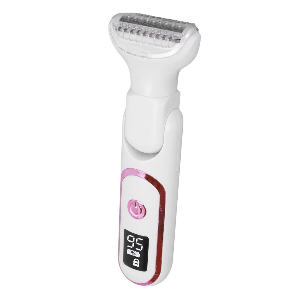 Brrnoo 5 in 1 Electric Body Hair Trimmer and Epilator for Men and Women, Wet Dry Grooming Tool with Replaceable Heads for Efficient Hair Removal