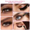 5Pcs Thin Eyeliner Brushes Angled Eyebrow Concealer Brushes Flat Angle Eye Makeup Brush for Eyebrow Corrector Eye Brow Brush for Women Precision Lining Beauty Cosmetic Tool view 4