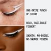 about-face Matte Fluid Eye Paint White Noise  High-Pigment Liquid Eyeshadow, Long-Lasting, No-Budge Matte Finish, Vegan & Cruelty-Free (White) view 3