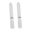 ARTSEWPLY 2Pcs Stainless Steel Nail Shaping Files Multi Function Manicure Tools for Professional Use Portable Nail Art Files Chic Design for Women view 1