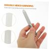 ARTSEWPLY 2Pcs Stainless Steel Nail Shaping Files Multi Function Manicure Tools for Professional Use Portable Nail Art Files Chic Design for Women view 3