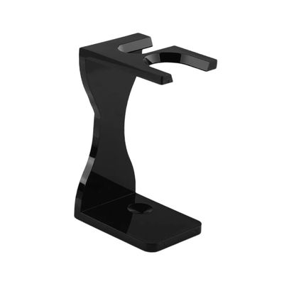 CTIRCHIU Acrylic Shaving Brush Holder Stand for Safety Razors Beard Brush Support Non-Slip Base for Mens Grooming and Shaving Accessories