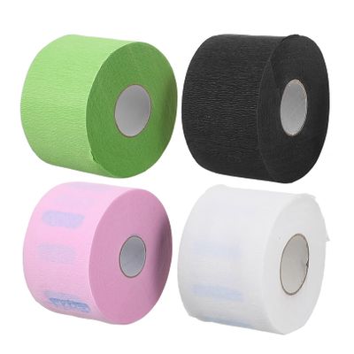 Beaupretty 4rolls Hairdressing Paper Barbershop Neck Strips One-off Barber Neck Protector Comfortable Stretchable Strip for Salon Use