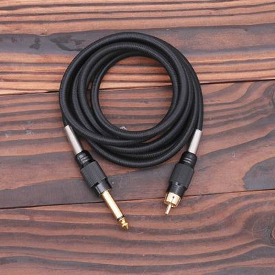 1.8m RCA Power Cord Tattoo Machine Cable Clip Cord Hook Line Conversion Kit