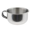 getuse 5 Pcs Stainless Steel Men's Shaving Bowl for Beard Brush - Rust Proof Grooming Mug with Handle - 2 Inch Height 3.2 Inch Diameter view 4