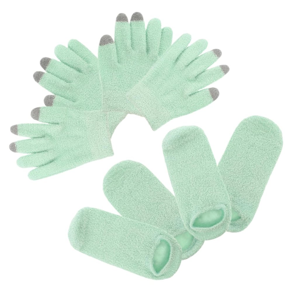 Beaupretty 2pairs Touch Screen Gloves Hand Moisturizing Merino Warm Winter Gloves for Women Bulk Pack Fingerless Design