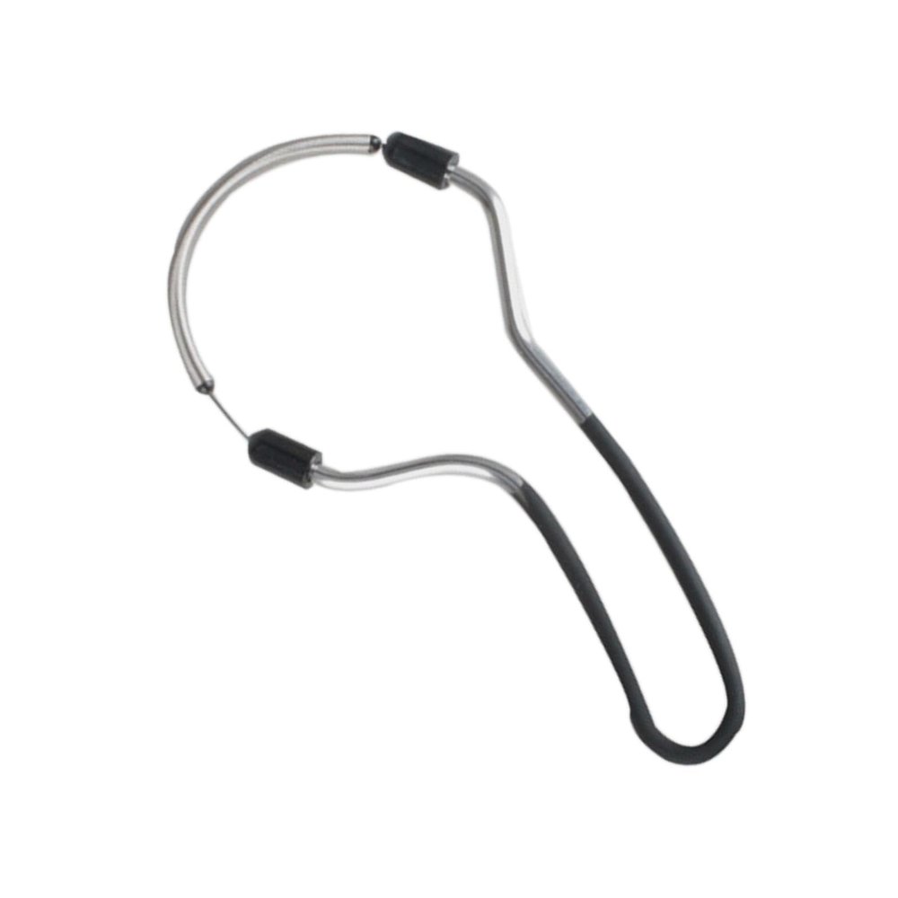 Face Hair Remover Spring Tool for Women - Portable Manual Chin Upper Lip Facial Hair Removal - Stainless Steel - Black