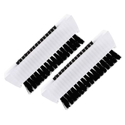 CTIRCHIU 2Pcs Dual-Sided Fingernail Brush Set Soft and Comfortable Anti-Slip Nail Cleaner for Daily Use High Temperature Resistant Household Nail Scrubber