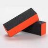 2 Pcs Black Orange Rectangle 4 Way Shiner Buffer Sanding Block Nail File view 1