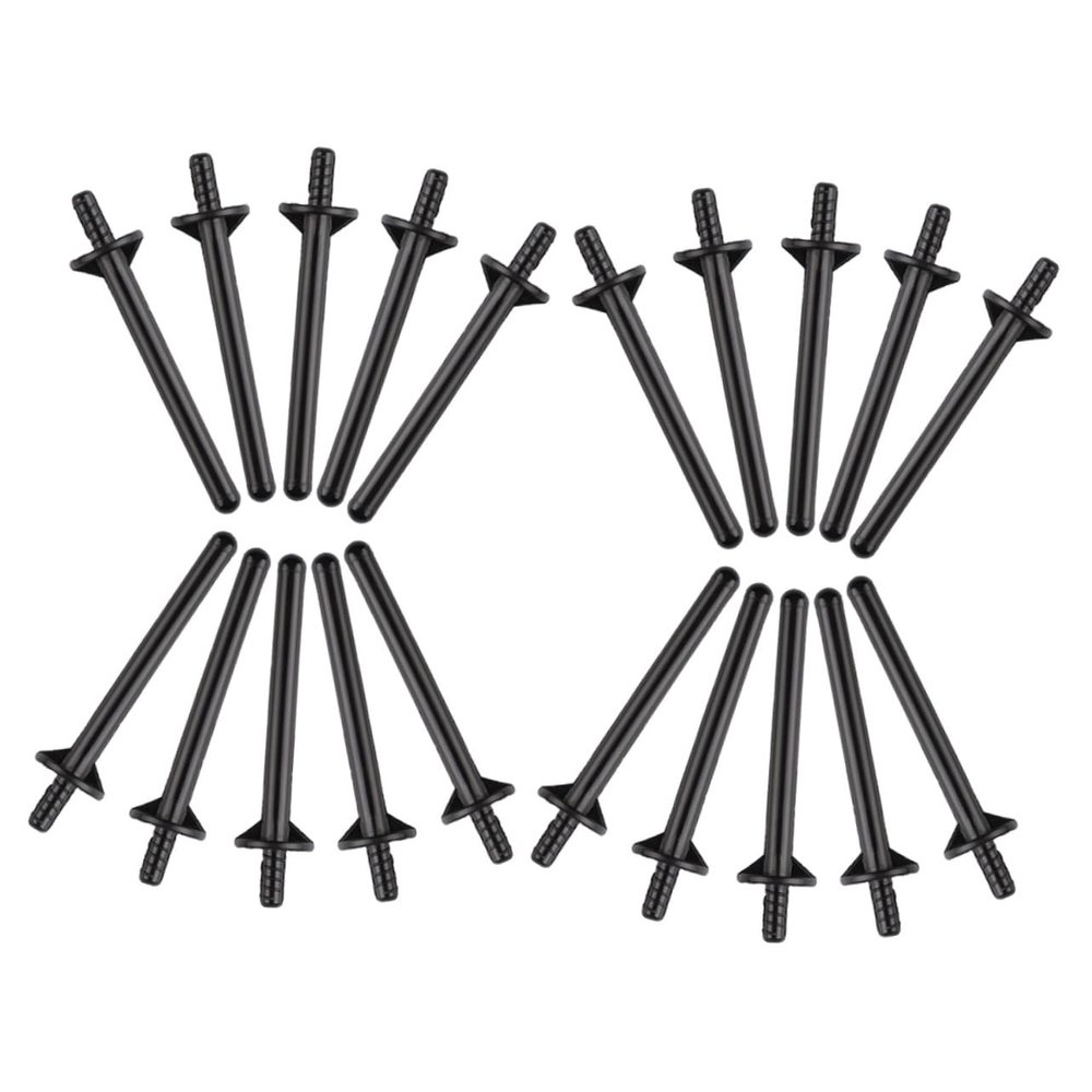 SKISUNO 20pcs Nose Hair Wax Sticks Hair Removal Wax Applicators for Eyebrows Nose