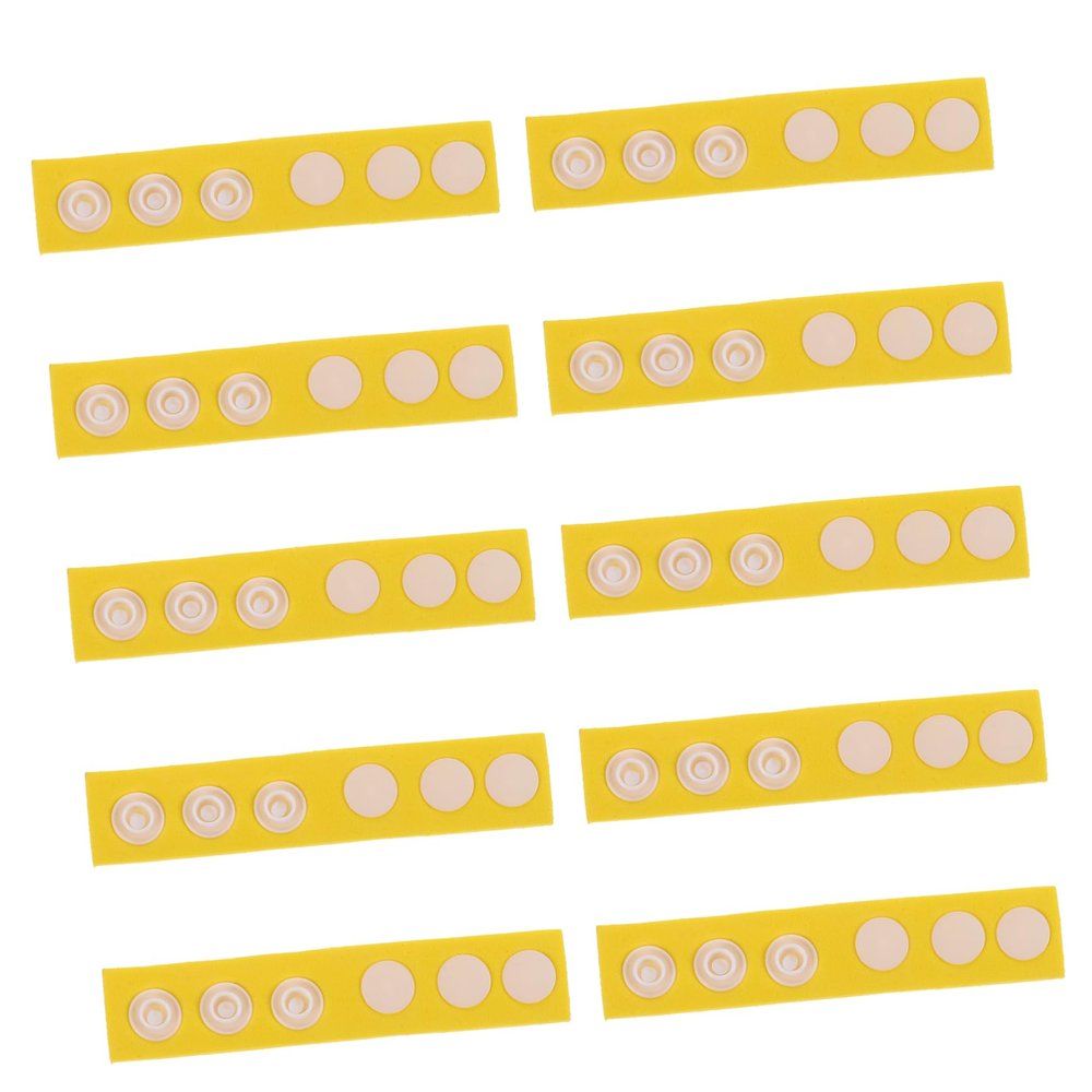 10pcs Bathing Cap Extension Straps for Comfortable and Soft Shampoo Hat Adjustment Strips Sturdy Design for Shower Caps for Bath
