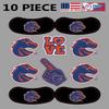 10 Pack Combo 6 Spirit Tattoos & 4 Eye Strips Officially licensed Waterless Peel & Stick Temporary Tattoos view 2