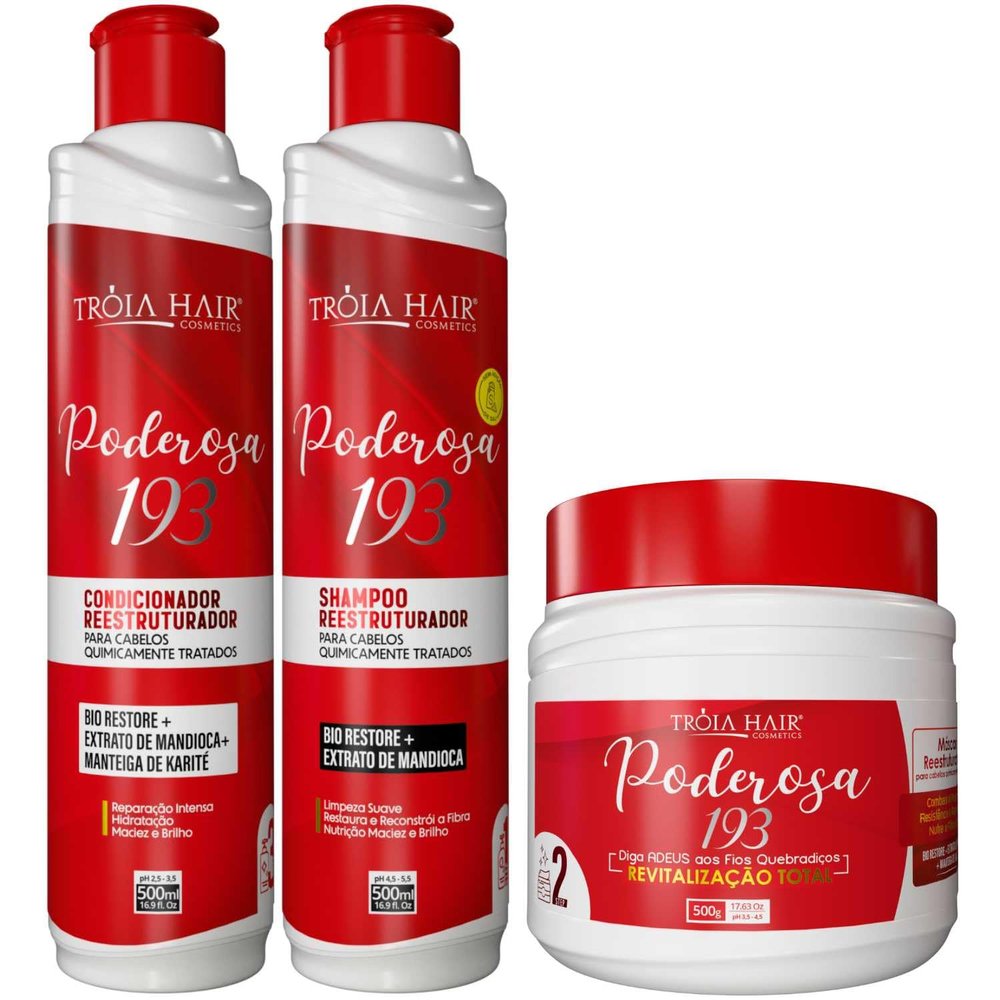 1.9.3 Powerful Maintenance Kit for All Hair Types  Troia Hair 50.72 fl oz