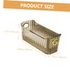 ABOOFAN 3pcs Makeup Organizer Desktop Storage Basket Material Organize Your Cosmetics Keep Your Space Tidy view 3