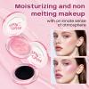 2 Pcs Gradient Blush for Cheeks - cream blush, Luxuriously Creamy & Blendable Color,Long-Lasting & Buildable Cheek Makeup in Crystal Clear Case for Natural Flush view 2