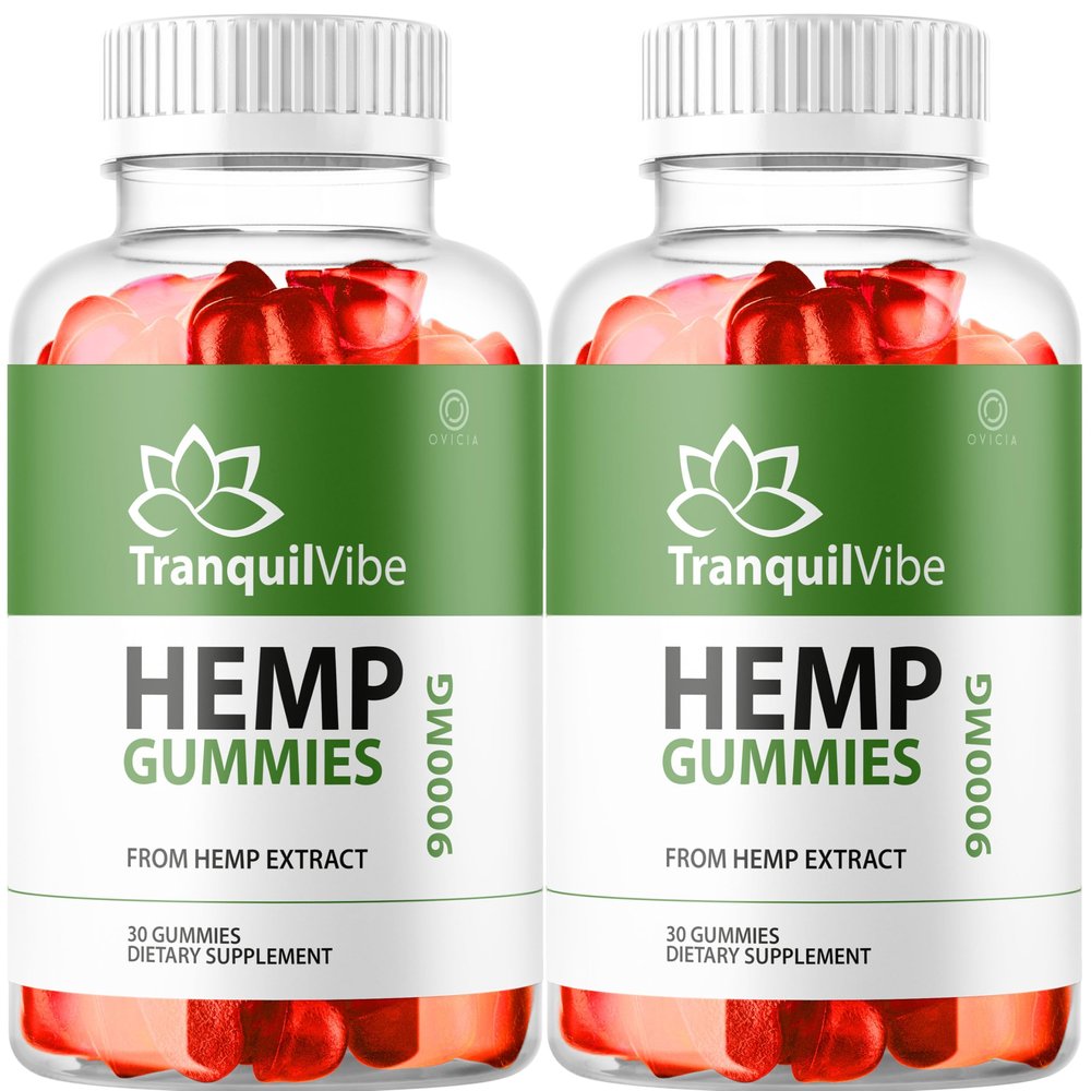 (2 Pack) Tranquil Vibe Gummies, Official Tranquil VibeGummies Formula Reviews, TranquilVibe Gummies, 60 Gummies for 2 Months