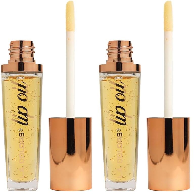 L.A. COLORS Lip Oil, Hunnybun (Vanilla Scented) CLG442 (Pack of 2)