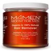 MOOM for Men Organic Hair Removal Kit, 12 oz Sugar Wax with 48 Reusable Fabric Strips, Natural Ingredients view 2