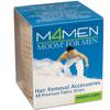 MOOM for Men Organic Hair Removal Kit, 12 oz Sugar Wax with 48 Reusable Fabric Strips, Natural Ingredients view 3