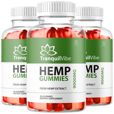 (3 Pack) Tranquil Vibe Gummies, Official Tranquil VibeGummies Formula Reviews, TranquilVibe Gummies, 90 Gummies for 3 Months