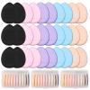 30 Pcs Mini Powder Puff & mini makeup sponge Setwith Storage Box - setting powder puff, Dual-Use (Dry/Wet) for Foundation, Concealer & Eyeshadow - Soft.Finger powder puff&makeup puff Makeup Sponge view 1
