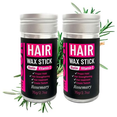 Prime Look Hair Wax Stick 2.7 fl oz Strong Hold, Tames Flyaways Biotin, Vitamin E & Rosemary Formula Hair Wax Stick for Men & Women, Slick Back Styles, Supports Healthy Hair for All Types