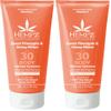 Hempz Daily Body Sunscreen SPF 30, Sweet Pineapple and Honeymelon, Reef Safe, Vegan, Dermatologist Tested, 6 oz (Pack of 2) view 1