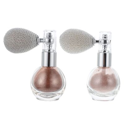 2Pcs Hair Highlighter Sprayer Lightweight Applicator for Face Body and Hair Easy One Handed Use for Charming Makeup and Eye Catching Looks