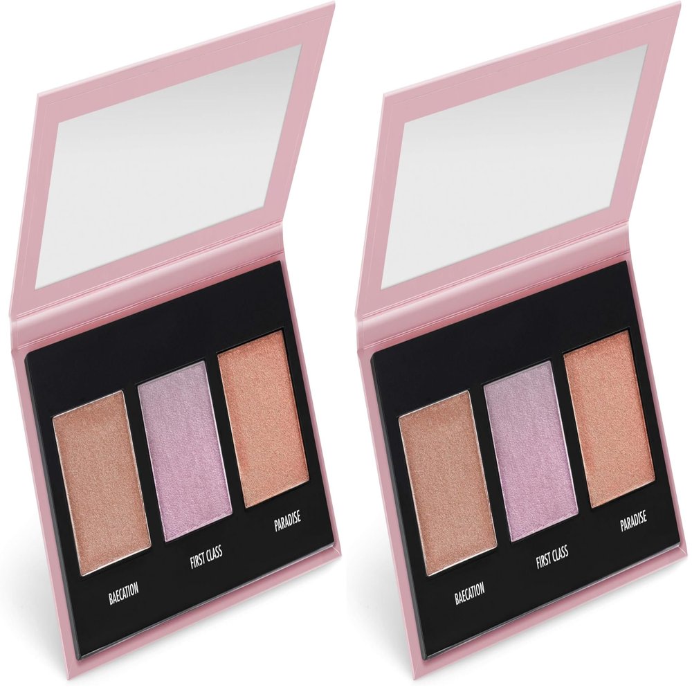 Black Radiance True Complexion 3D Highlighter Palette, Luminosity, 0.38 Ounce (Pack of 2)