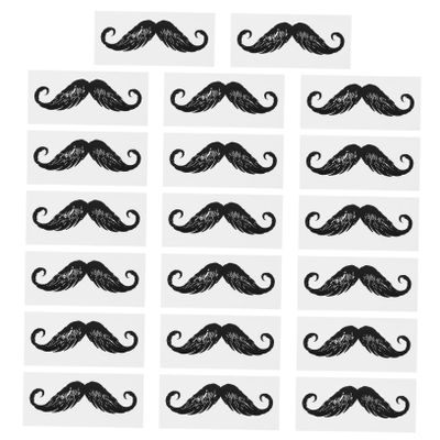 SHERCHPRY 20pcs Nose Hair Removal Wax Applicator Stickers Beard Styling Protective Stickers for Safe Waxing Smooth Application Diy Grooming Tool