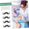 SHERCHPRY 20pcs Nose Hair Removal Wax Applicator Stickers Beard Styling Protective Stickers for Safe Waxing Smooth Application Diy Grooming Tool view 2