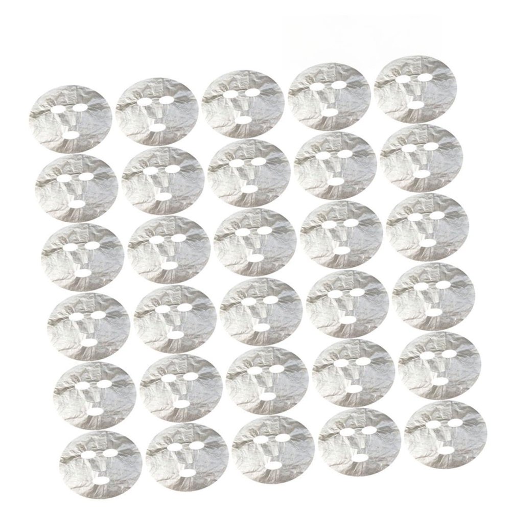 200PCS Facial Mask Transparent Plastic Face for DIY Skin Care for Hydration Coverage of Each