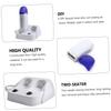 1 Set Dual Wax Warmer Hair Removal Device for Women Compact Design with US Plug Transparent Shell for Easy Monitoring Maximum Temperature Control Durable Construction view 3