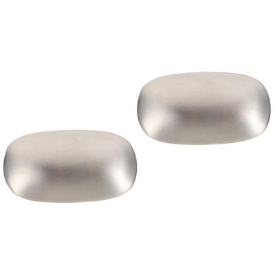 2 pcs Stainless Steel Soap Bar Odor Remover for Kitchen Eliminates Garlic Onion Fish Smells Dishwasher Safe Easy to Use present for Cooks