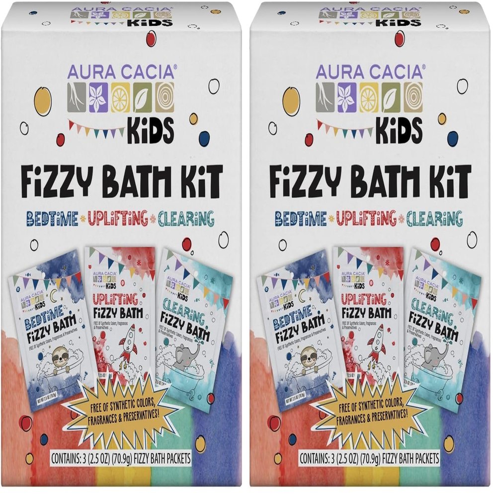 Aura Cacia Kids Fizzy Bath Kit (Pack of 2)