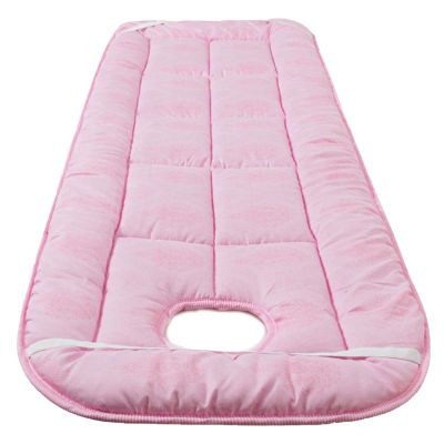 predolo Salon Bed Cover for Massage Table with Face Hole, Breathable Design, 27.56inchx72.83inch, Pink