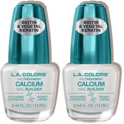 L.A. COLORS Salon Fabulous Nail Treatments, Calcium Nail Builder CNL525 (Pack of 2)