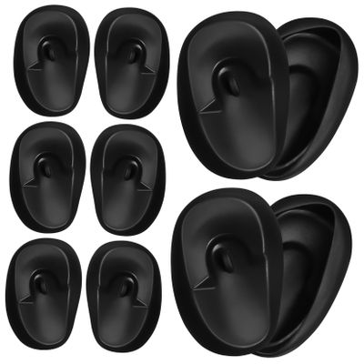 10Pcs Hair Dye Ear Covers Plastic Reusable for Salon Use