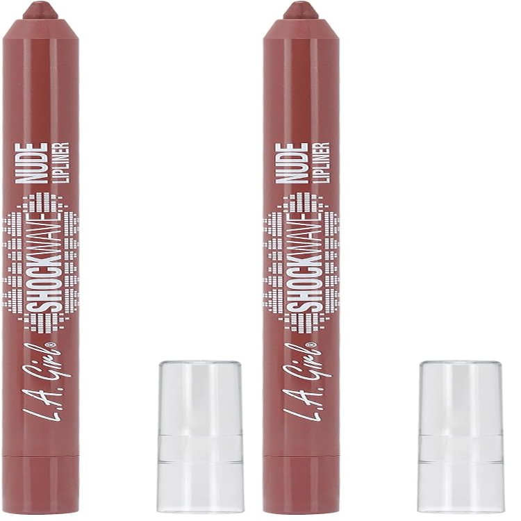 L.A. Girl Shockwave Lipliner, Mauve GP747 (Pack of 2)