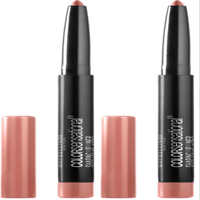 MAYBELLINE Color Sensational Shaping Lip Liner with Self-Sharpening Tip, Totally Toffee, Nude, 1 Count (Pack of 2)