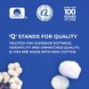 Q-tips Super Jumbo Cotton Balls for Beauty, First Aid and Baby Care, 100% Thick Cotton, 100 Count (Pack of 2) view 3