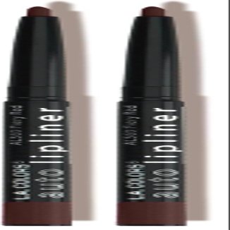 L.A. COLORS Auto Lipliner Pencil, Cocoa CAL568 (Pack of 2)