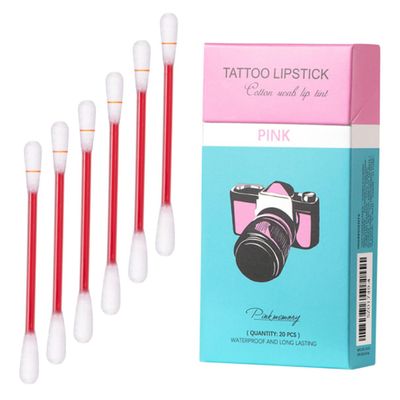 CALLARON 20pcs Matte Lip Gloss Swab Lipstick for Women Moisturizing Formula for Comfortable Wear Versatile Makeup Occasion Mixed Colors