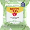 Burt's Bees, Aloe Vera Face Wipes, for Sensitive Skin, Soothing Makeup Remover & Facial Cleansing Towelettes, 30 Count (2 Pack) view 2