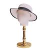 harayaa Wig Display Head for Home Use And Hat Storage, Glod Base view 2
