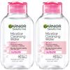 Garnier Micellar Cleansing Water, All-in-1 Makeup Remover and Facial Cleanser, For All Skin Types, 3.4 Fl Oz (100mL), 1 Count (Packaging May Vary) (Pack of 2) view 1