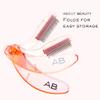 About Beauty Lash Lover Folding Eyelash Comb - 2 Count, Lift, Separate & Define Eyelashes, Prevent Mascara from Clumping, Professional Quality Stainless Steel (Pack of 2) view 3