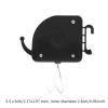 harayaa 10 Units Perming Bar Wire Hanging Box for Hair Curling Equipment, Black, 5.5x5cm view 2