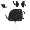 harayaa 10 Units Perming Bar Wire Hanging Box for Hair Curling Equipment, Black, 5.5x5cm view 3